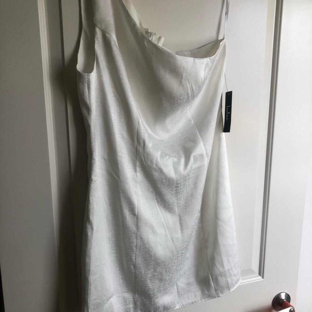 Never worn white one shoulder dress